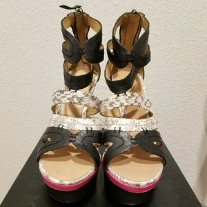 Lamb Snakeskin Shoes